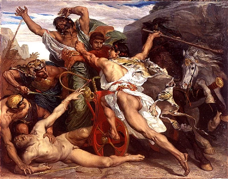 L'assassinio di Laio - musée d'art et d'archéologie, Cluny